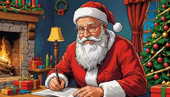 Is Santa Claus starting to look younger? That means you are getting older. Merry Christmas!