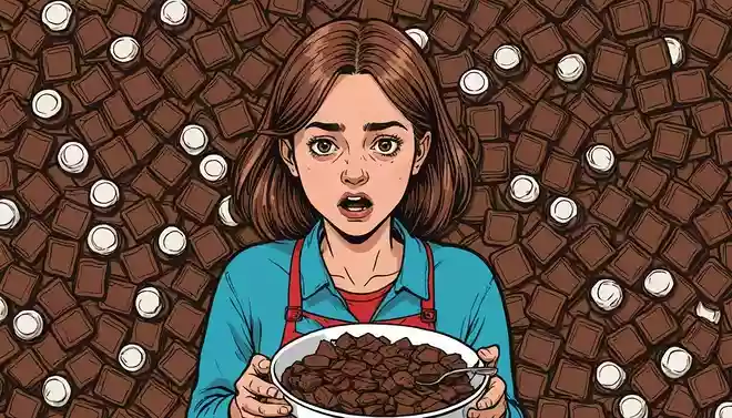 チョコレートを食べすぎると鼻血が出るのは本当でしょうか。○か×か。