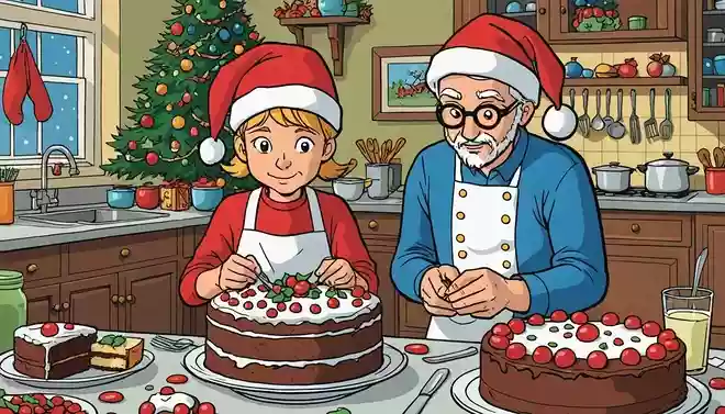 クリスマスまでに、ケーキ作り済ます!