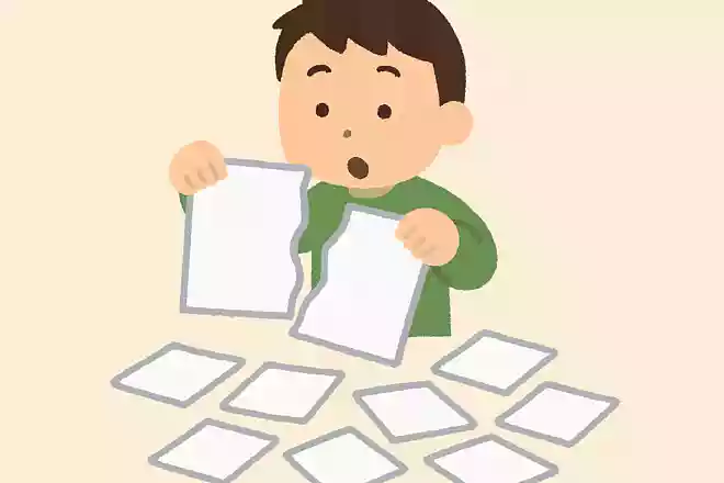 1枚の紙を、破ったり切ったりせずに10枚にしました。どうしたでしょう?