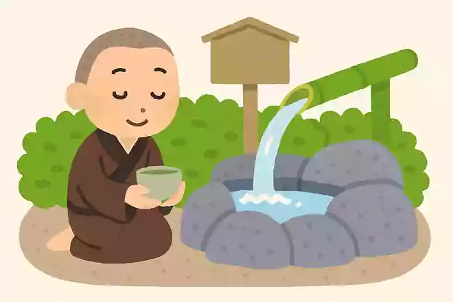 金閣寺のそばにある、お茶の為に使った水が湧き出る泉の名称は?