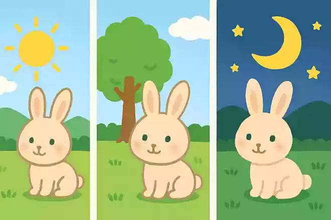 ウサギの行動時間帯はいつ?