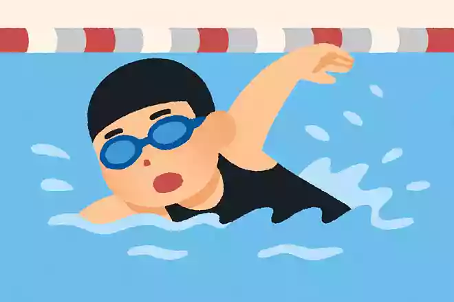 競泳の「自由形」において、多くの選手が用いる泳ぎ方は?
