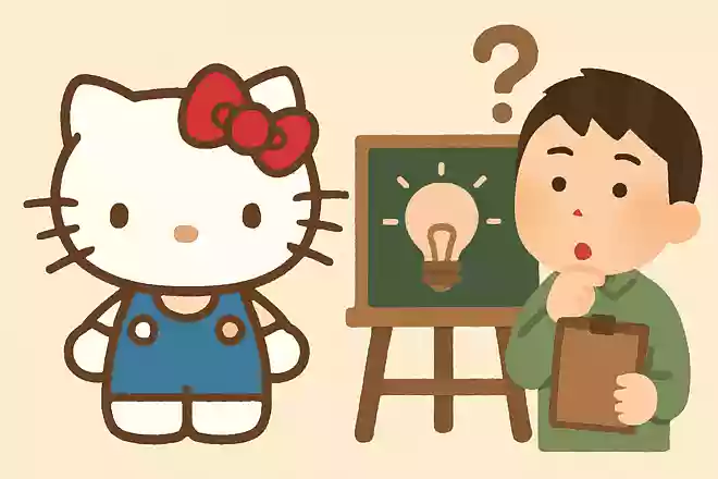キティちゃんに口が描かれていない理由は?