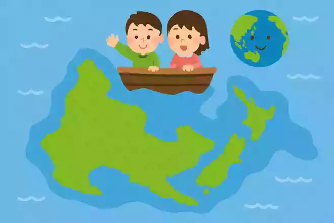 「ジーランディア大陸」という七つ目の大陸がある