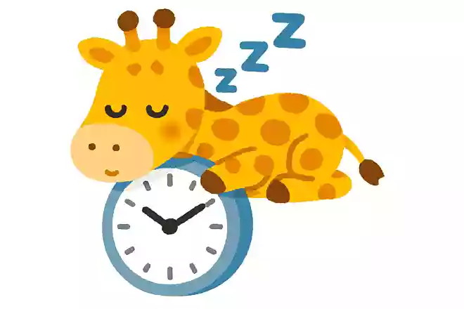 キリンの睡眠時間は何分でしょう?