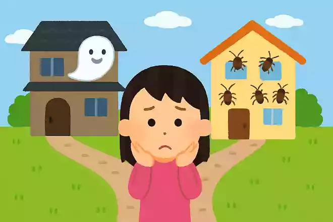 幽霊が出る家 or ゴキブリだらけの家、住むならどっち?