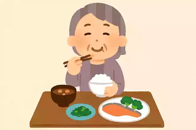 体調運が上昇中!よくかんで食べましょう!