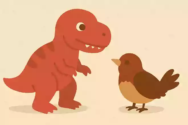 恐竜から進化したと言われている生き物は?