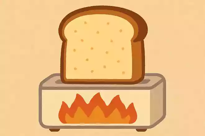 パンはパンでも、下から熱せられるパンはなんでしょう?
