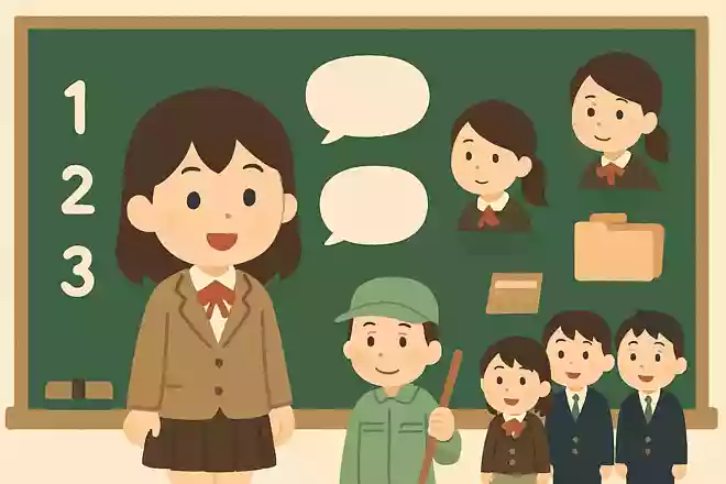用務員さんのお名前は?