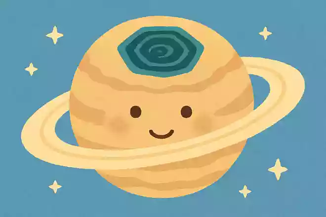 土星に六角形の謎の渦がある