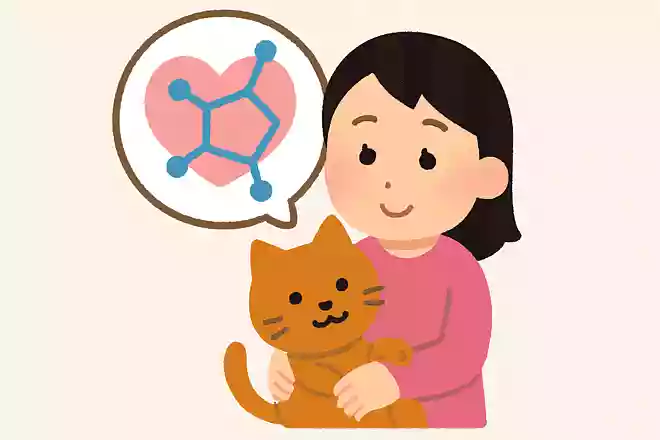 動物と触れ合うことで分泌されるのはなんというホルモンでしょう?