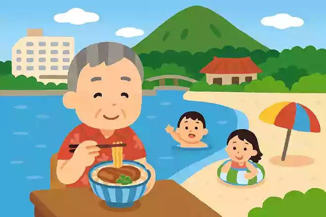 ソーキそばが有名な、日本屈指のリゾート地と言えば?