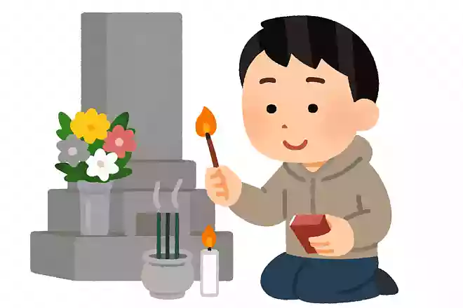 お墓参りでローソクと線香があるがマッチが1本しかないとき、先にどれに火をつけるべき?