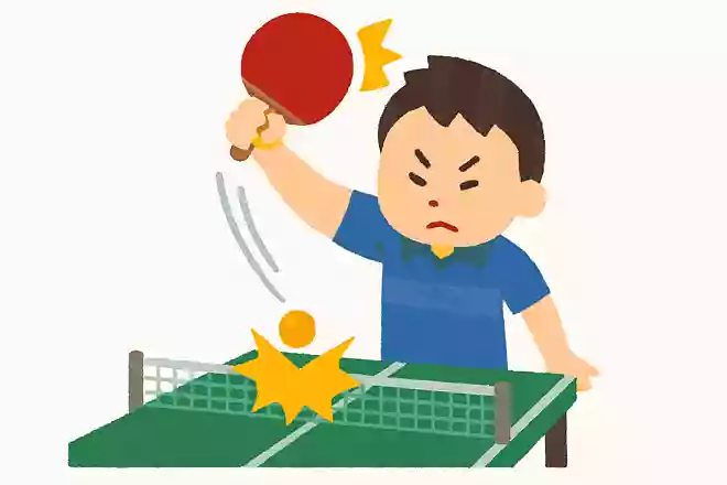 卓球の決定打、球をたたきつけるように打つことを何という?