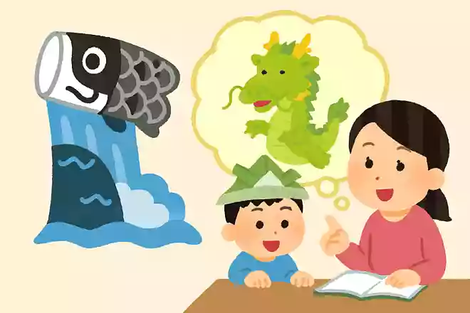 中国では滝をのぼったコイはある伝説の生き物に進化すると言われています。それは何でしょうか