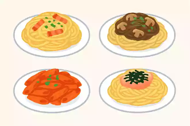 日本生まれのパスタ料理は次のうち、どれ?