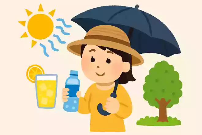 炎天下で過ごす際、熱中症予防で大切なことは?
