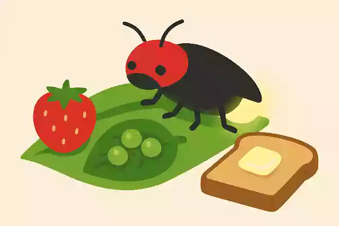 ホタルの成虫は何を食べるでしょう?