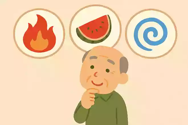 火、夏、ぐるぐる渦巻き
