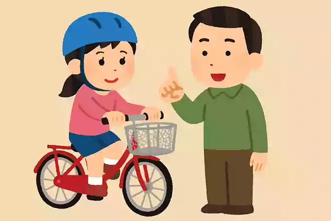 13歳未満のお子さんは自転車に乗る際、ヘルメットの着用を努力義務とされている?