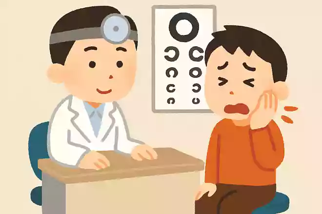 歯が痛いのに眼科に通っています。なぜでしょうか?