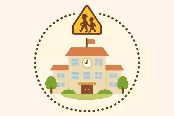 スクールゾーンとは小学校を中心とした半径何メートル?