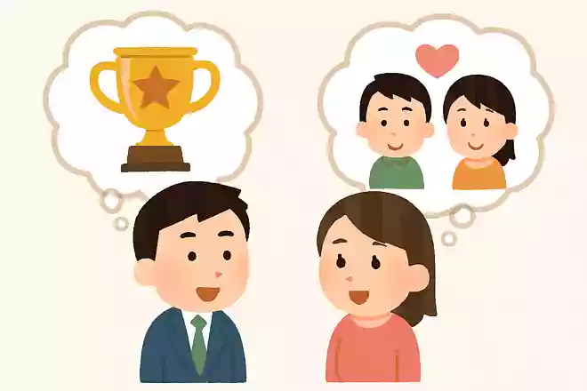 男女で会話に違いがあるとされていますが男性、女性それぞれ何を目標にしている?