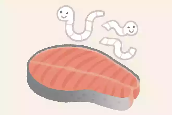 アニサキスは切っても死なない