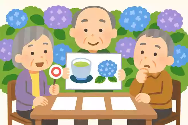 あじさいから作られるお茶はどれでしょう?