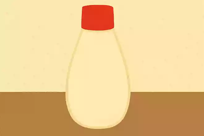 マヨネーズはフタを下にして保存