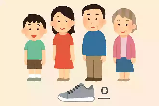 靴のサイズが◯cmの人
