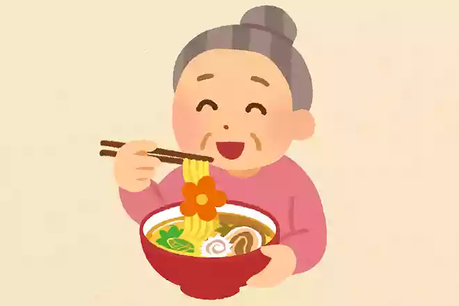 ラーメンを注文すると出てくる花は何でしょう?