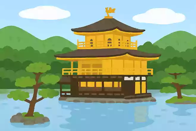 金閣の前にある池の名称は?