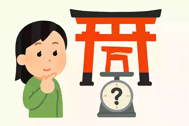 千本鳥居の1本の重さは?