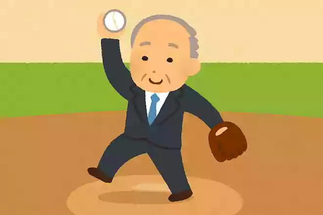 初めて始球式をしたのは大隈重信