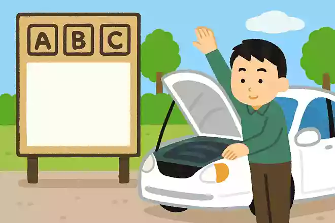 ボンネットの正しい閉め方は次の内どれでしょうか?