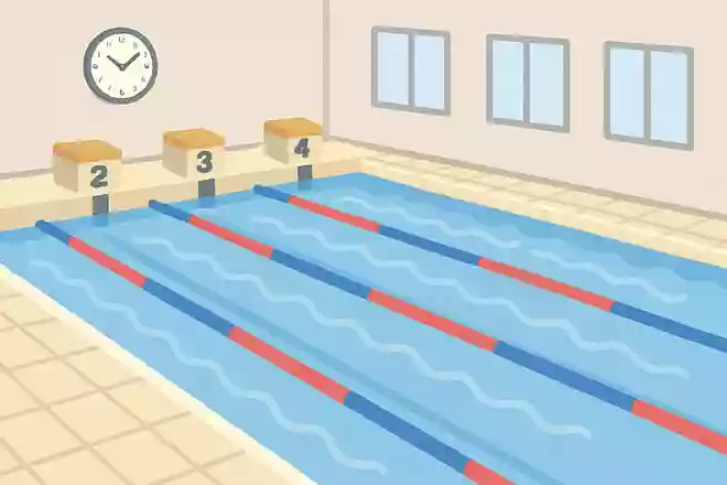 ある人が25メートルプールの端から端まで5秒で泳いだ。しかし、誰も驚かなかったのは何故でしょう?