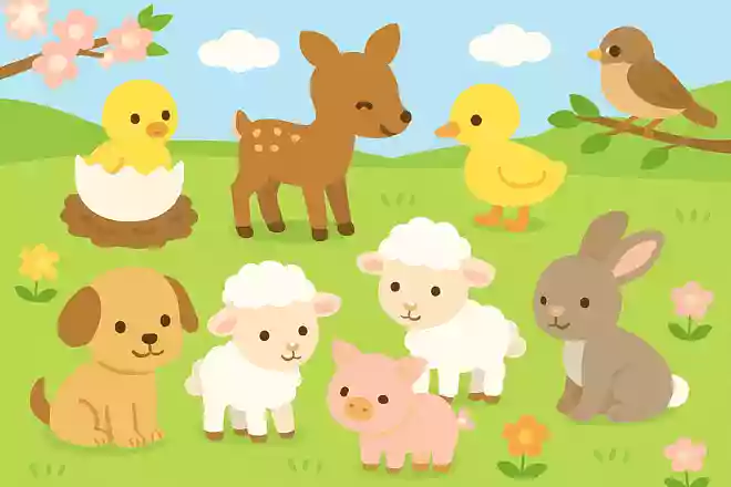 春に生まれる赤ちゃん動物は?