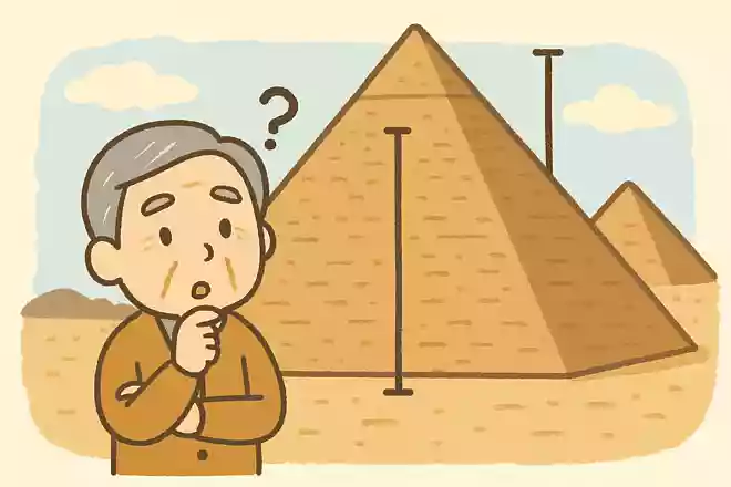 エジプトにあるピラミッドの中でも、最も大きい「クフ王のピラミッド」の高さは約何メートルでしょうか?