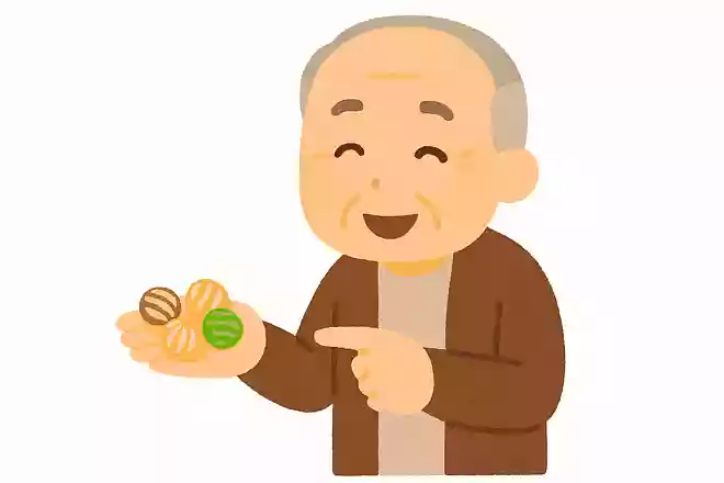 20個のキャンディーの箱から、5個取り出しました。何個持っているでしょうか?