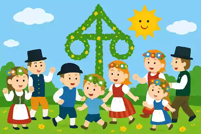北欧では夏至にお祭りが開催される
