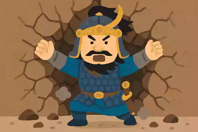 この死地に力ずくで活路をこじあけます王騎将軍