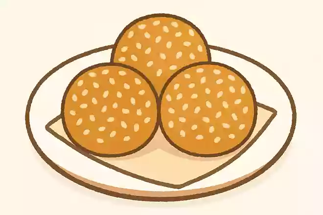 ごまだんご(ごま団子)