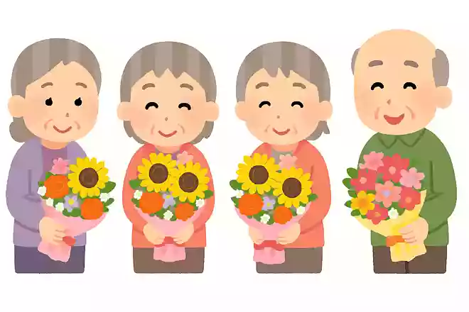 花子さんは友人と四つの花束を作りました。花子さん一人で作った二つの花束を足すと、何束になるでしょうか?
