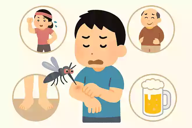 蚊に血を吸われやすい人の特徴はなんでしょう?