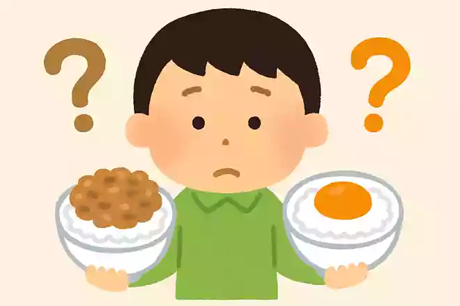 納豆ごはん or 卵かけごはん、今後一生どちらかしか食べられないならどっち?