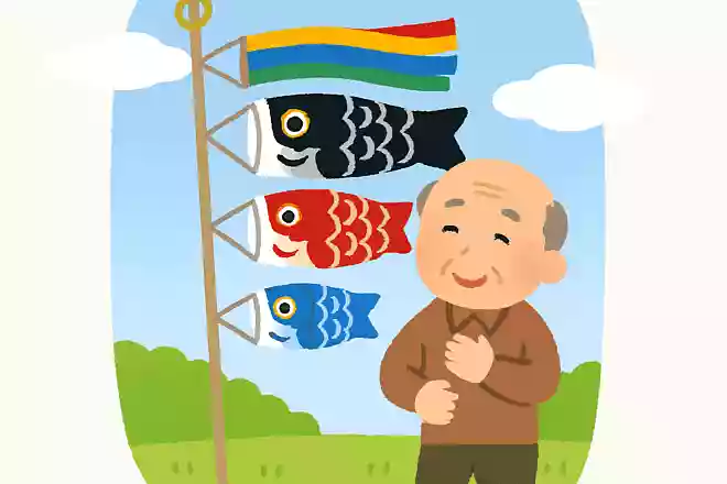 こいのぼりは、子の成長と、出世を願う意味がある