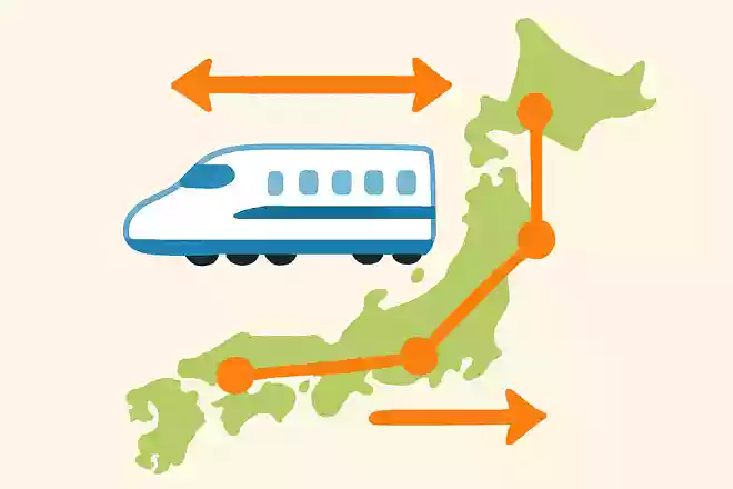日本の新幹線の停車駅間の距離で比較した場合、次の二つの区間のうち、距離が長いのはどちらでしょうか?